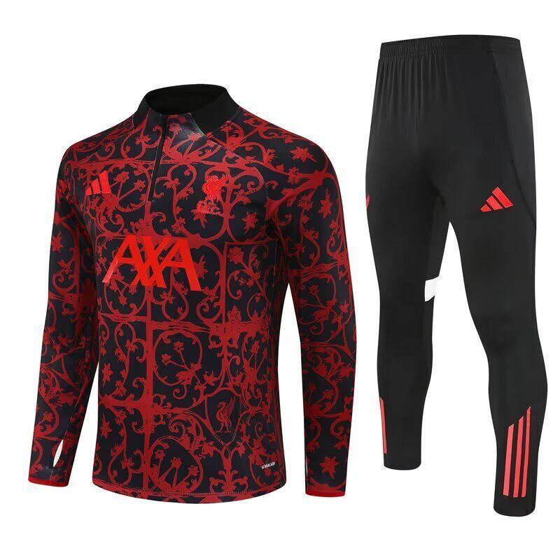 AAA Quality Liverpool 25/26 Tracksuit - Red/Black